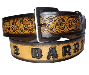 The "Barrel Racer" Leather Belt