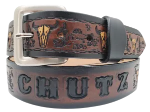 The "Buffalo Trails" Name Belt