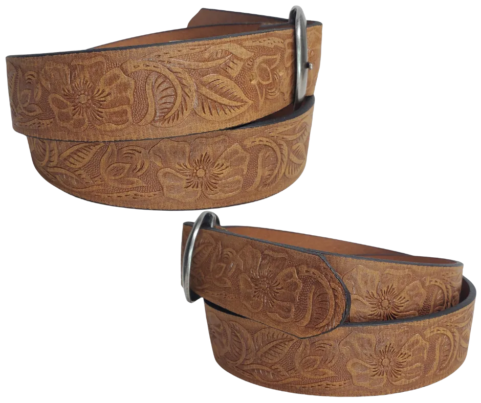The "Cloverleaf" Leather Belt