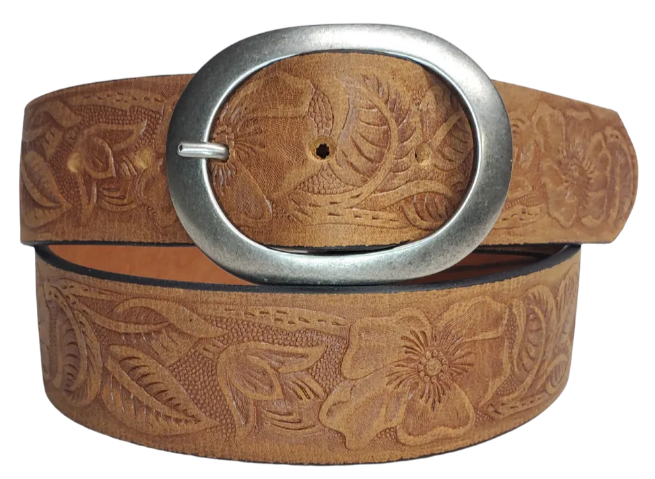 The "Cloverleaf" Leather Belt