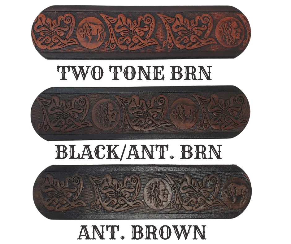 The "Iron Tail" Buffalo Nickel Name Belt