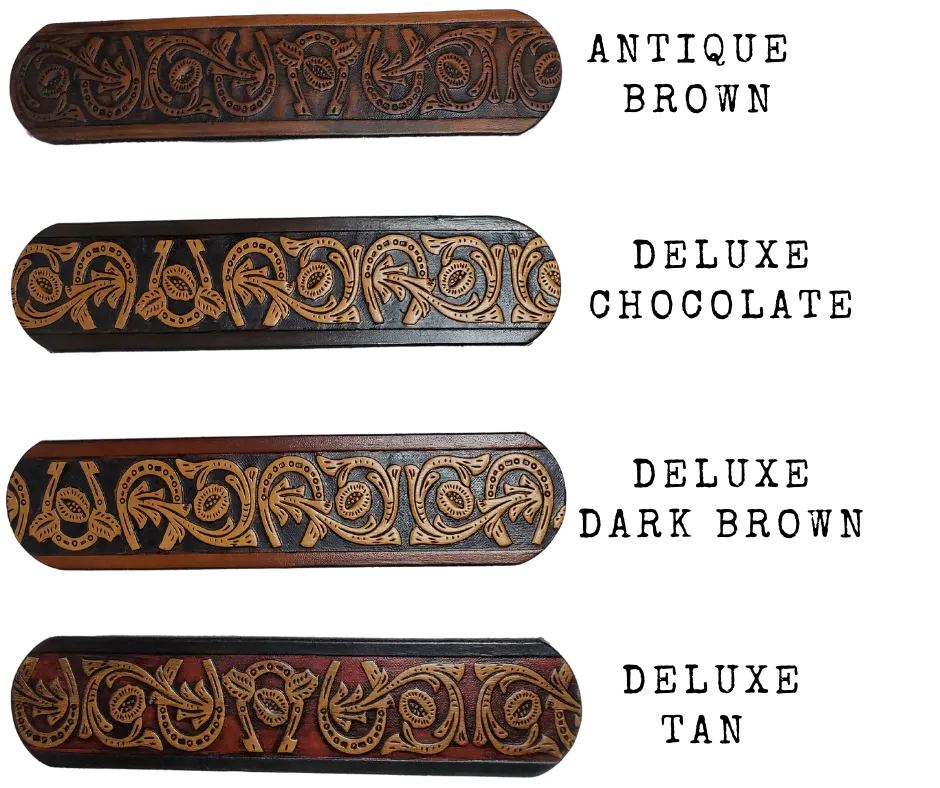 The "Lucky Horseshoe" Leather Belt