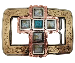 The "Stone Cross" Belt Buckle
