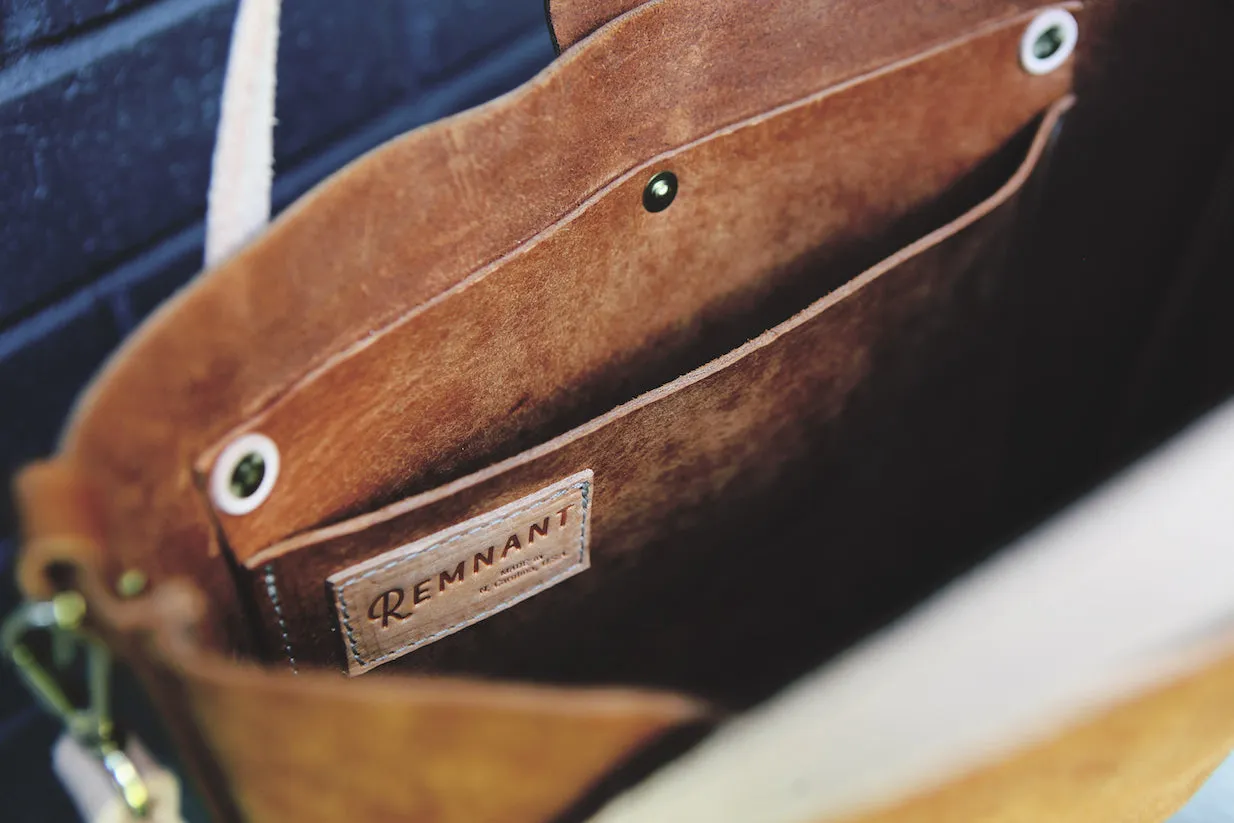 the satchel, cognac