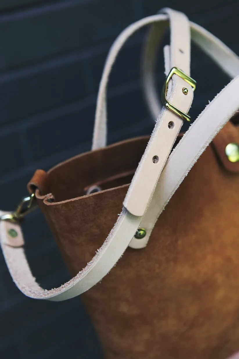 the satchel, cognac