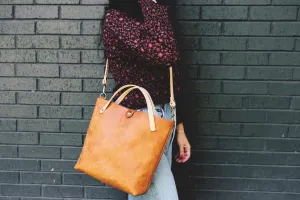 the satchel, cognac