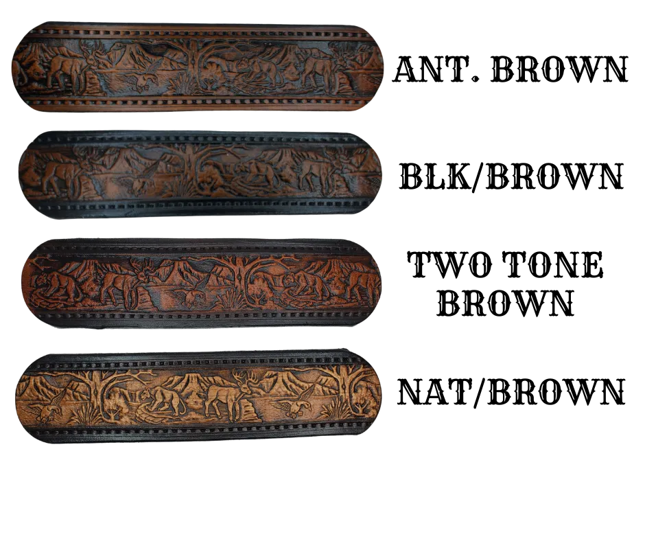 The Wilderness Name Leather Belt