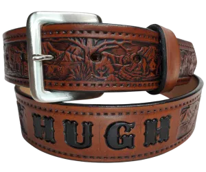 The Wilderness Name Leather Belt