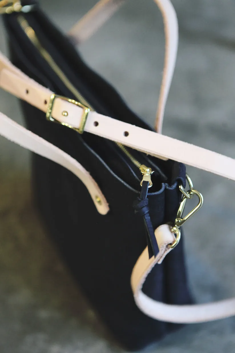 the zippered satchel