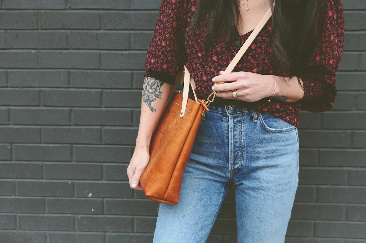 the zippered satchel