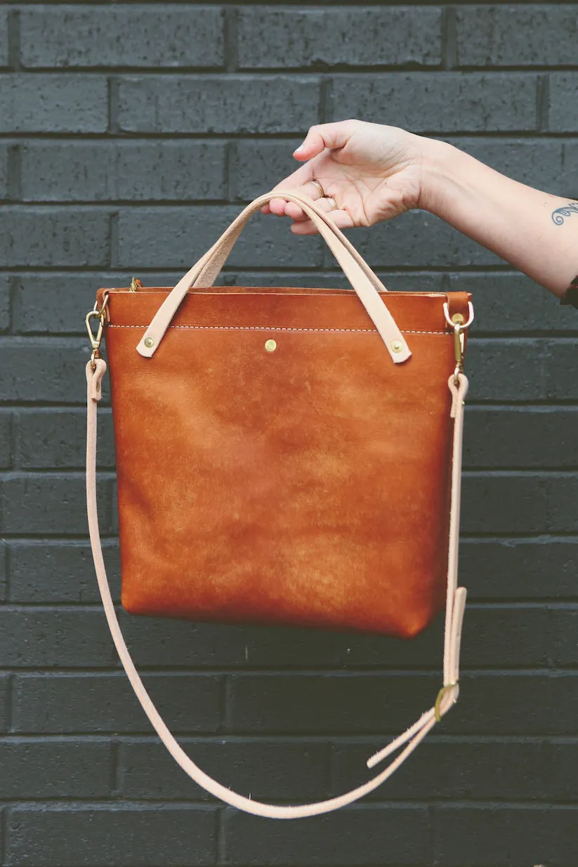 the zippered satchel