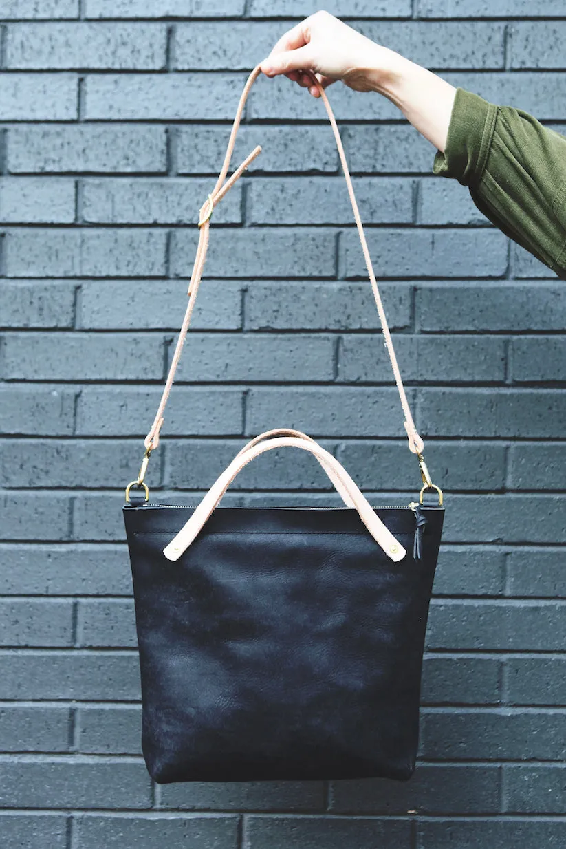 the zippered satchel