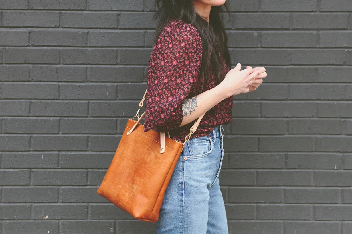 the zippered satchel