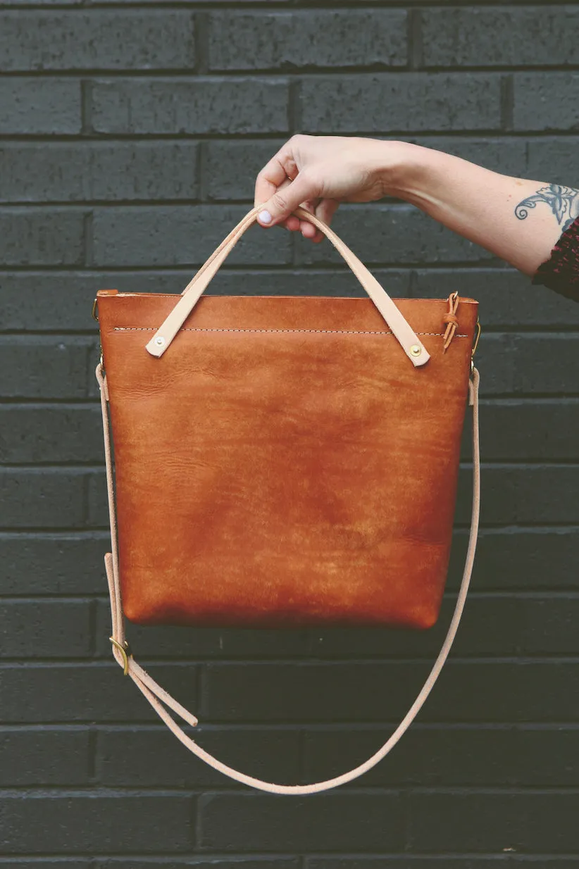 the zippered satchel