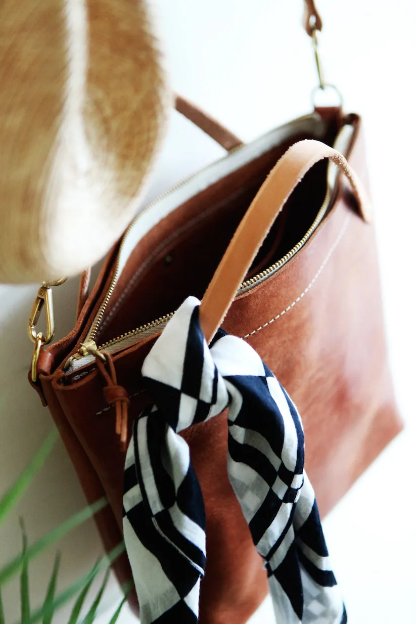 the zippered satchel