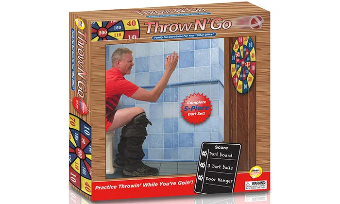 Throw N Go Toilet Darts
