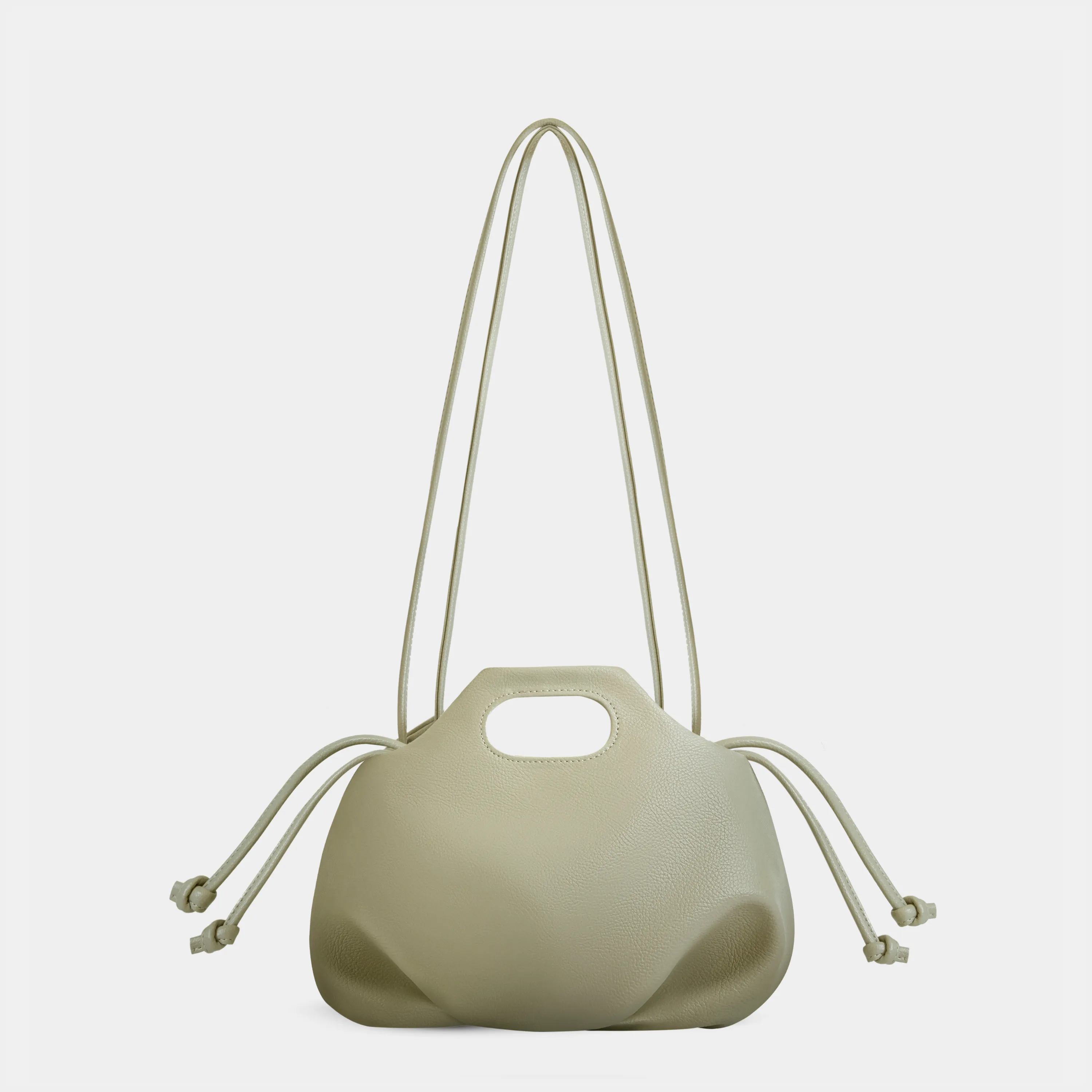 Túi xách Flower M (Medium) 2 DÂY màu Beige