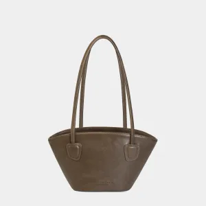 Túi xách HASO Basket màu Beige Tối