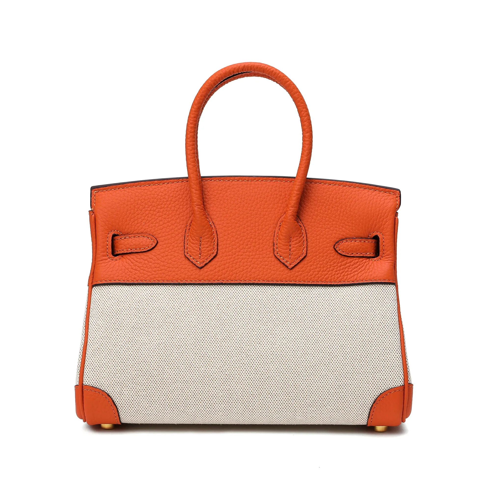 Tiffany & Fred Canvas & Leather Satchel/Shoulder Bag