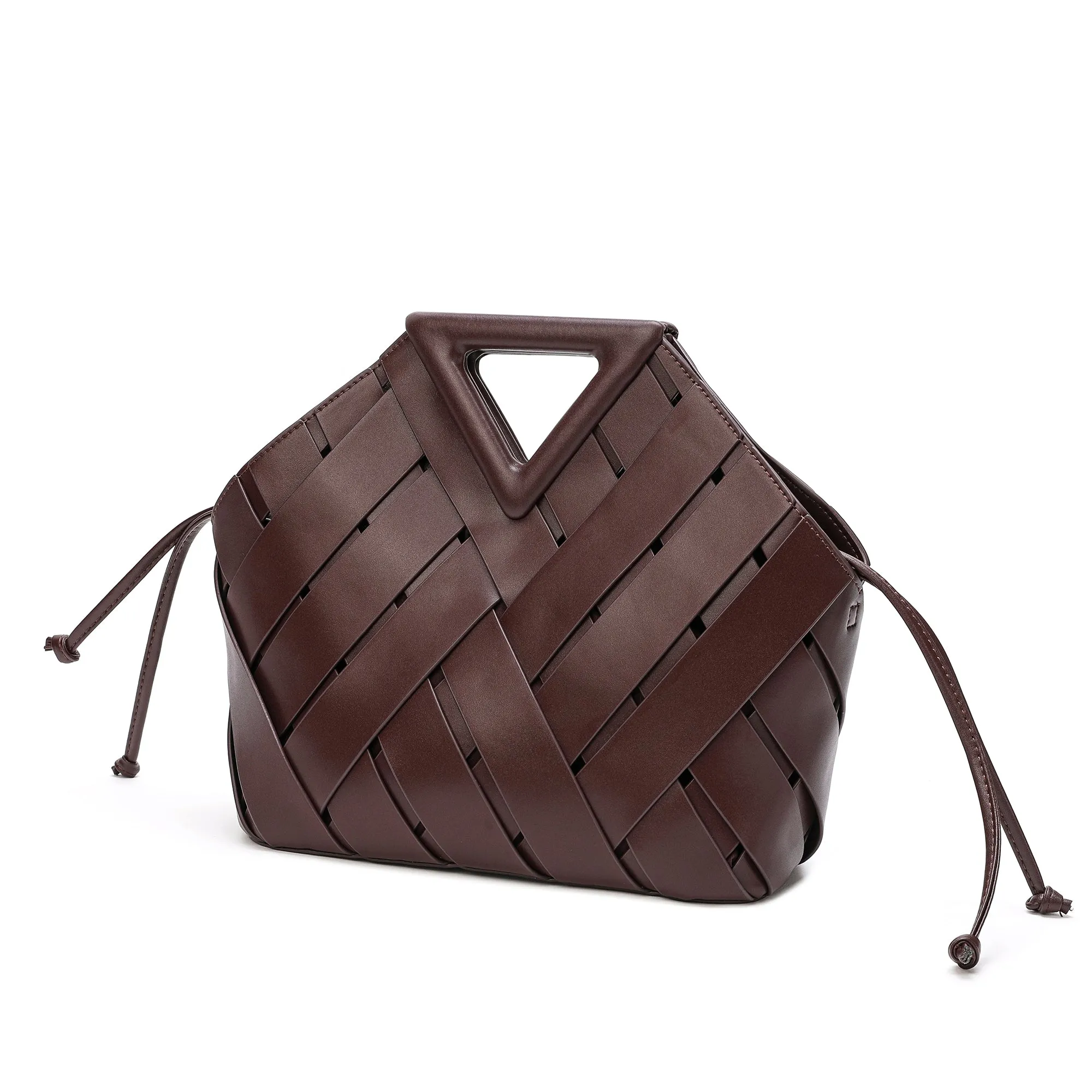 Tiffany & Fred Smooth & Perforated Leather  Bag
