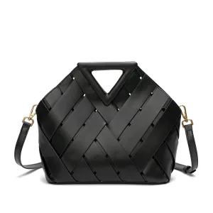 Tiffany & Fred Smooth & Perforated Leather  Bag