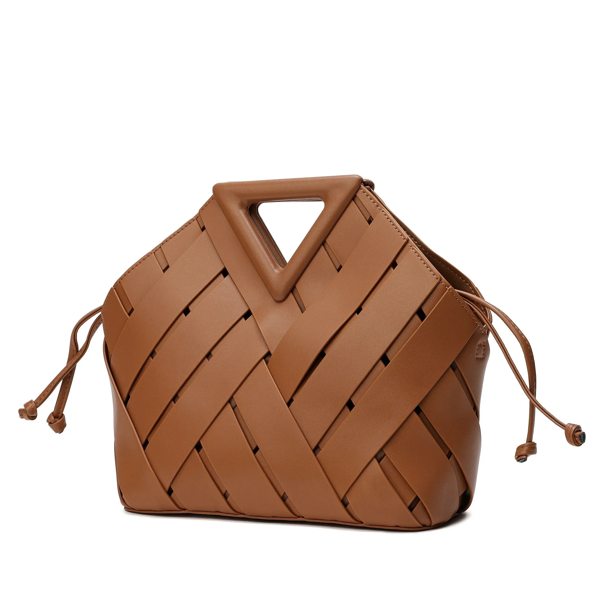 Tiffany & Fred Smooth & Perforated Leather  Bag