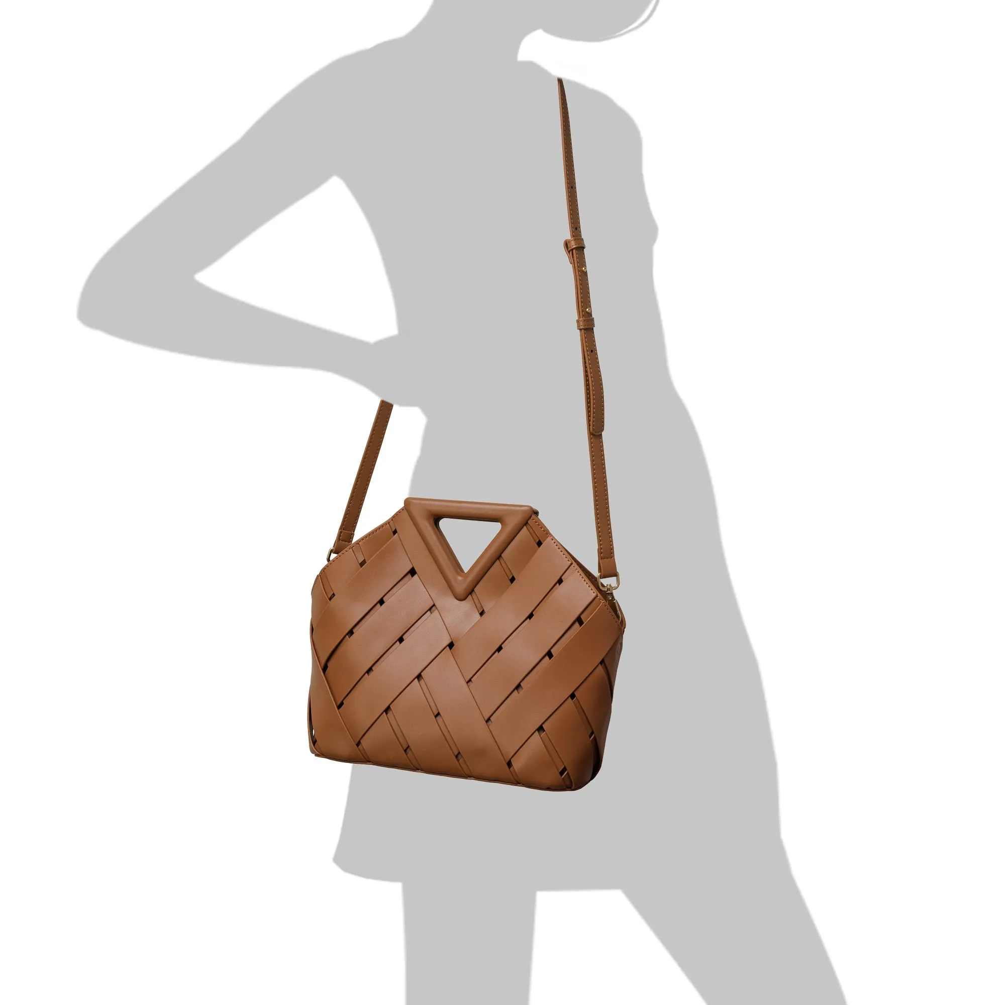 Tiffany & Fred Smooth & Perforated Leather  Bag