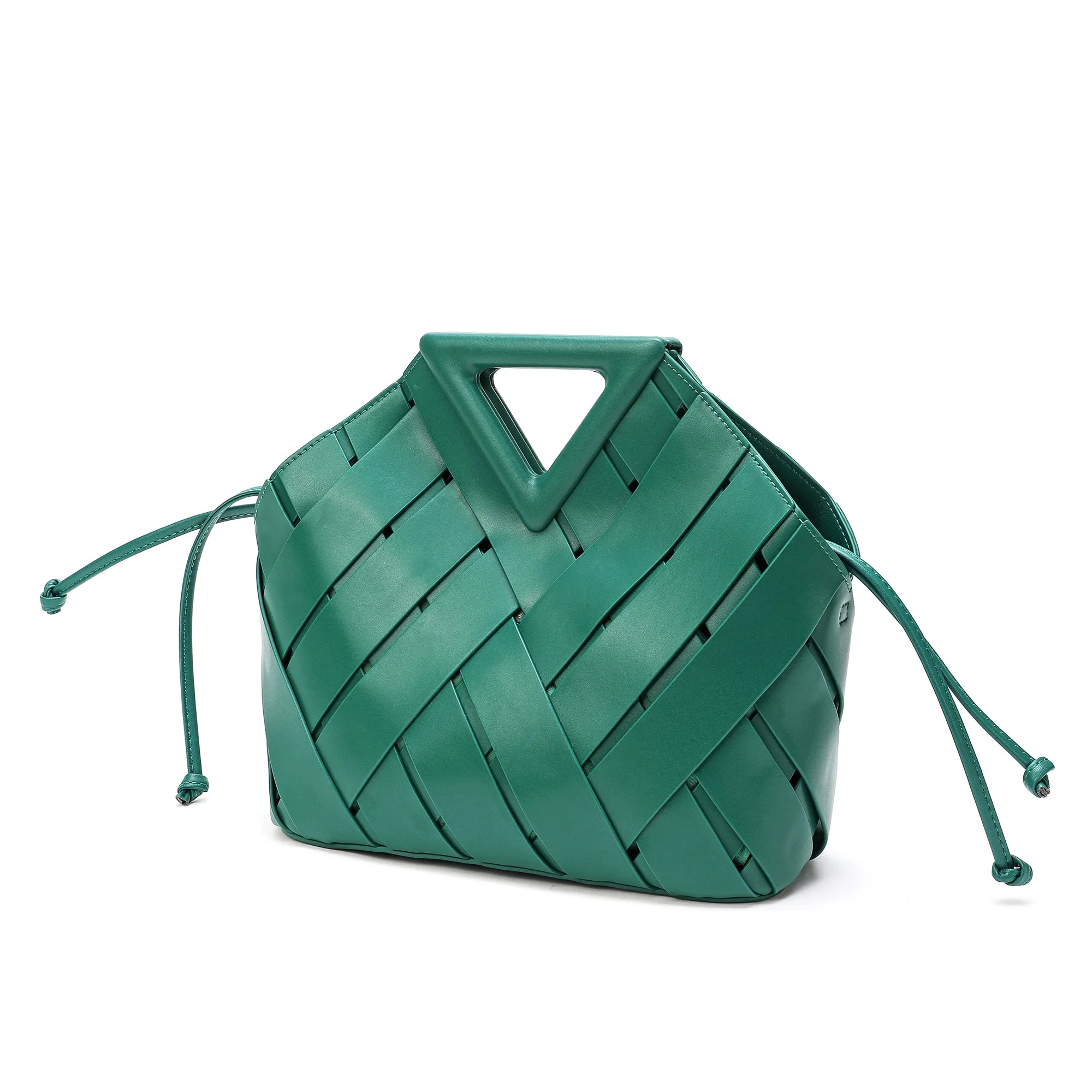 Tiffany & Fred Smooth & Perforated Leather  Bag