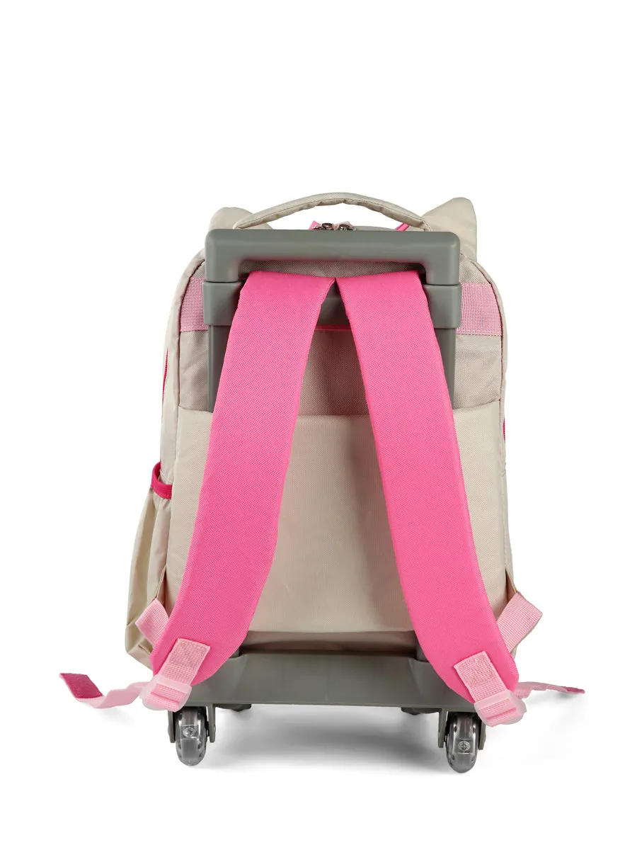 Tilami Fox 16 inch Double Handle Rolling Backpack