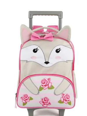 Tilami Fox 16 inch Double Handle Rolling Backpack
