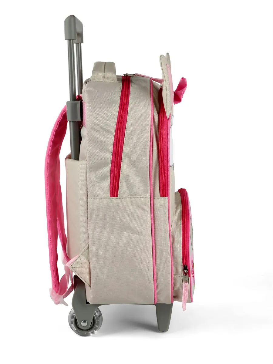 Tilami Fox 16 inch Double Handle Rolling Backpack
