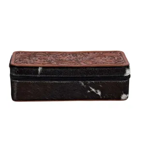 Tilly Bluff Rectangle Hair-on Hide Jewelry Box