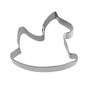 Tiny Mini Rocking Horse Cookie Cutter 1.9cm