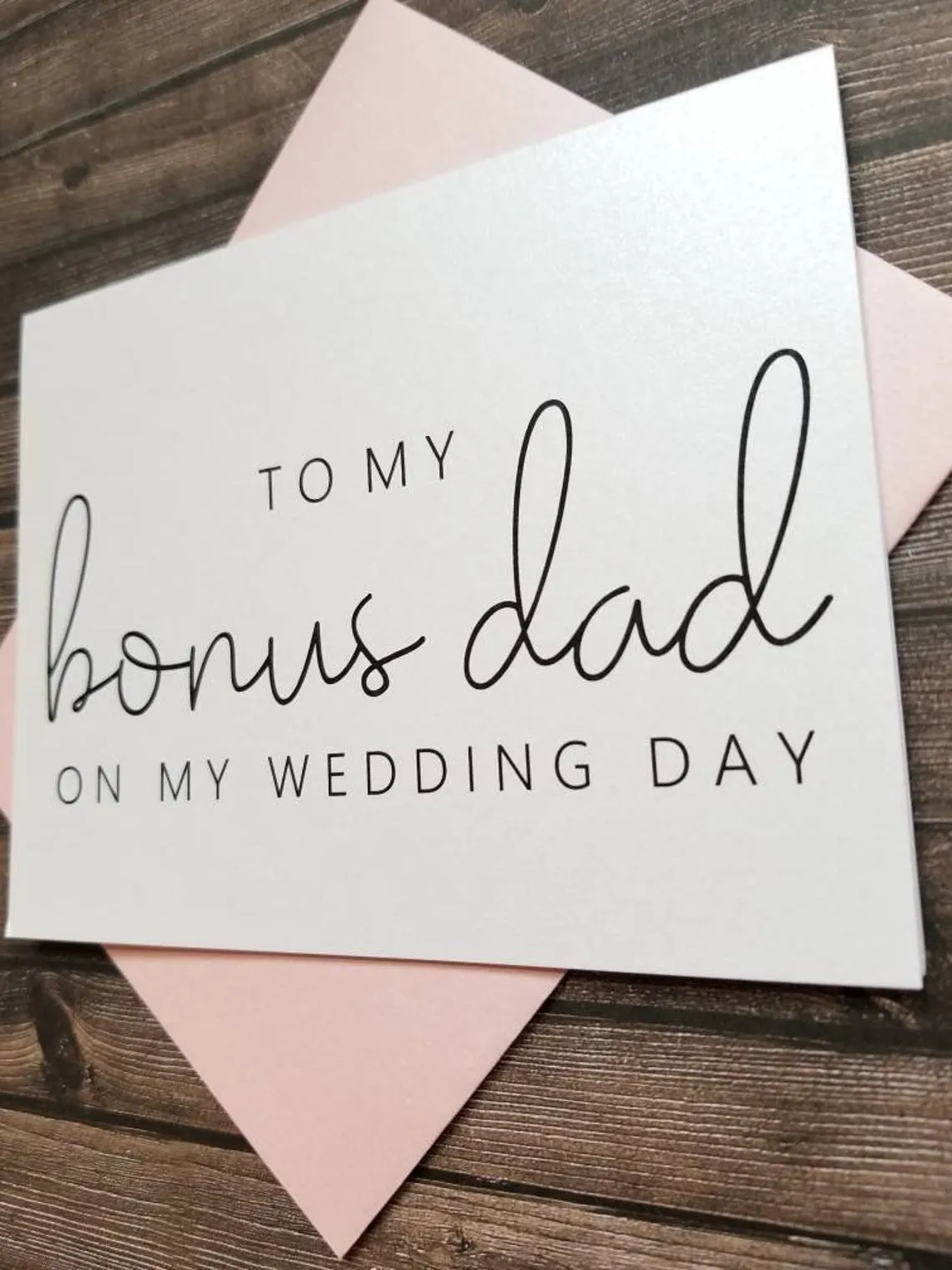 To My Bonus Dad