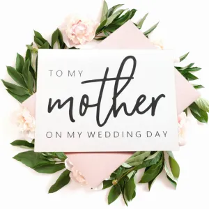 To My Mother