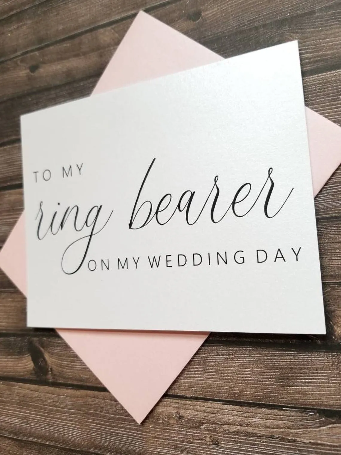 To My Ring Bearer