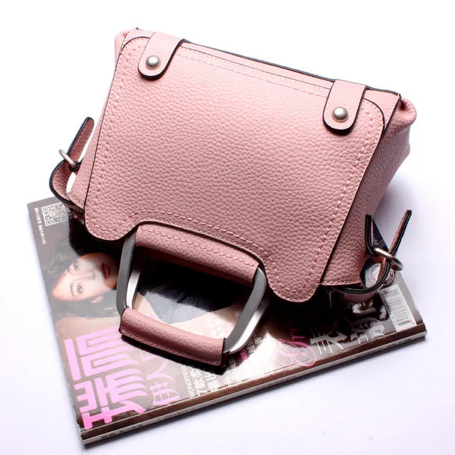 Top-Handle / Crossbody Bag  <br>Genuine-Leather