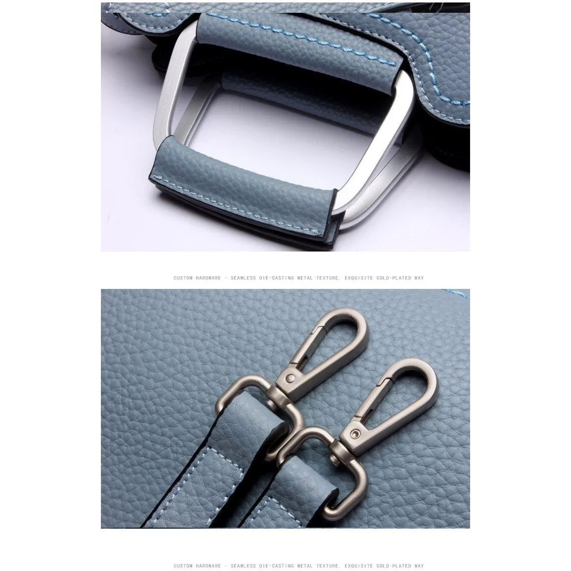 Top-Handle / Crossbody Bag  <br>Genuine-Leather