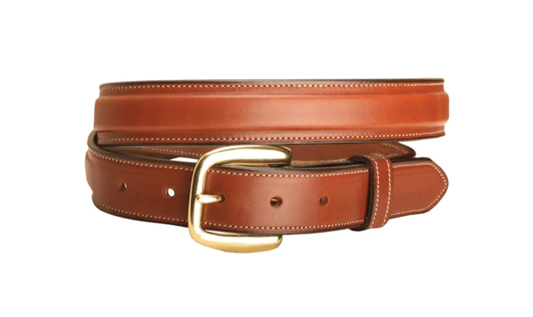Tory Leather 1 1/4" Plain Raised Belt