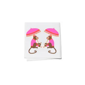 Toss Designs - Cocktail Napkins - Monkey Business