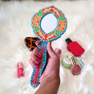 Truck Art Hand Mirror For Women