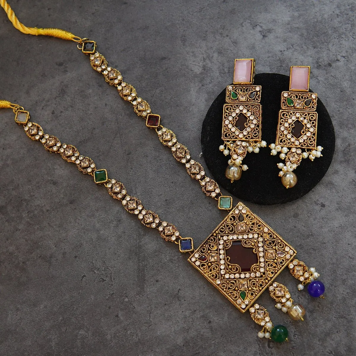 Turkish Gemstone Designer Mala Set