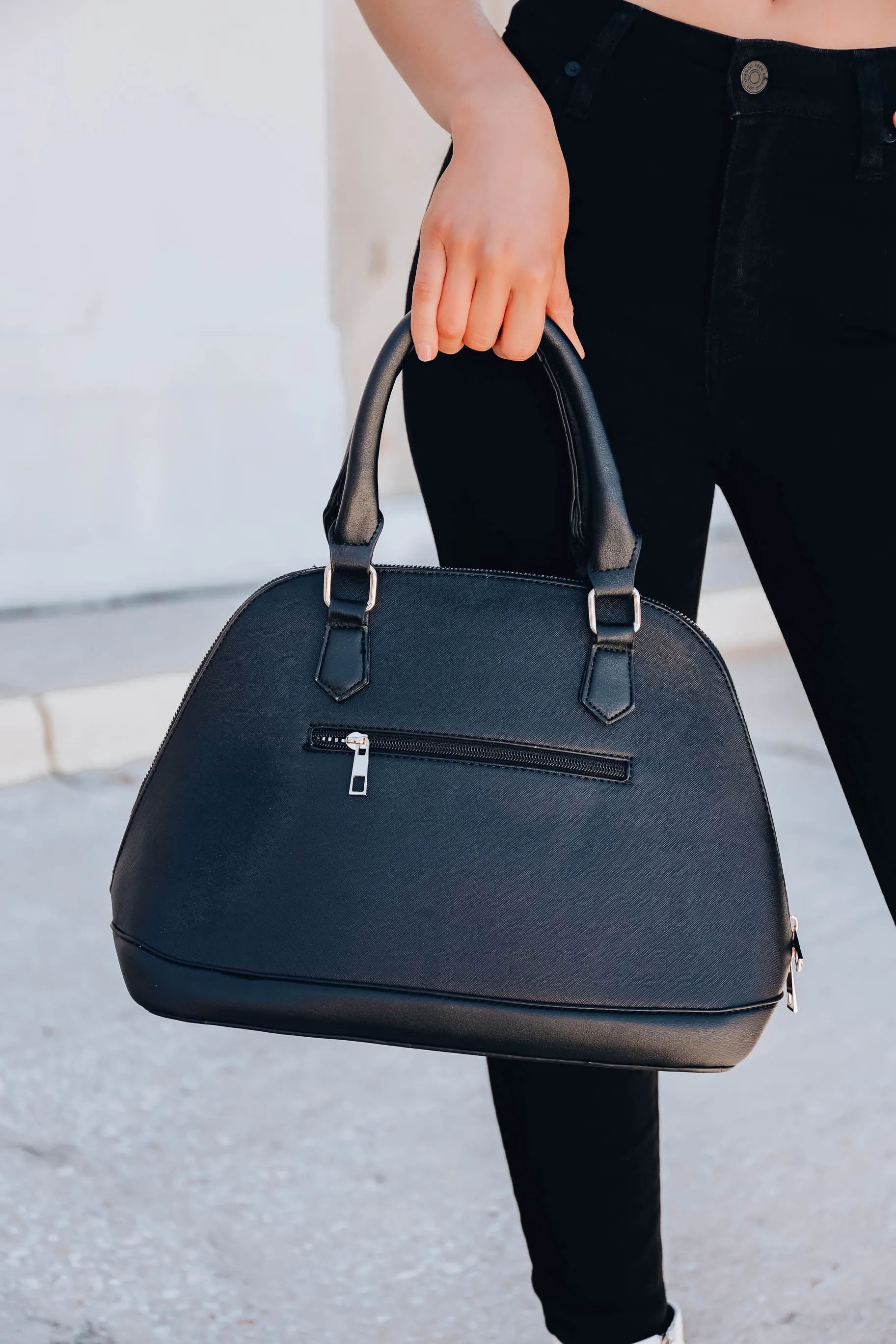 Turnin' Every Head Satchel x Wallet - Black