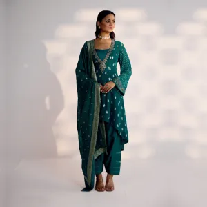 Turquoise Treasure Designer Salwar Set