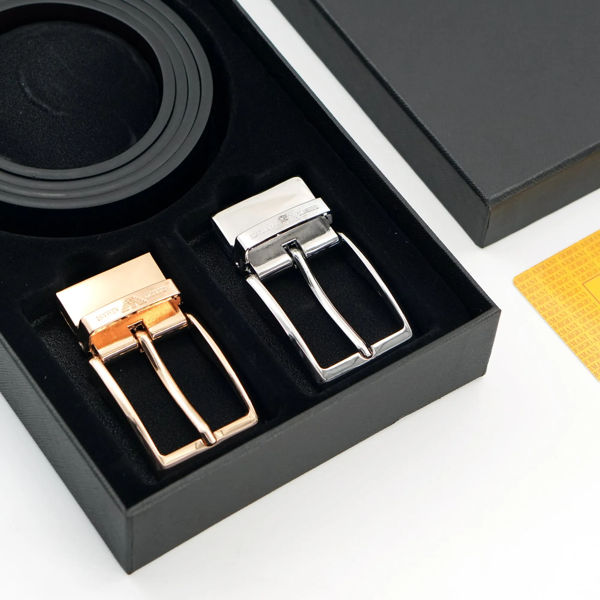 Two Manual Buckles Belt Set | Imported from China | ARM Belt 333 C