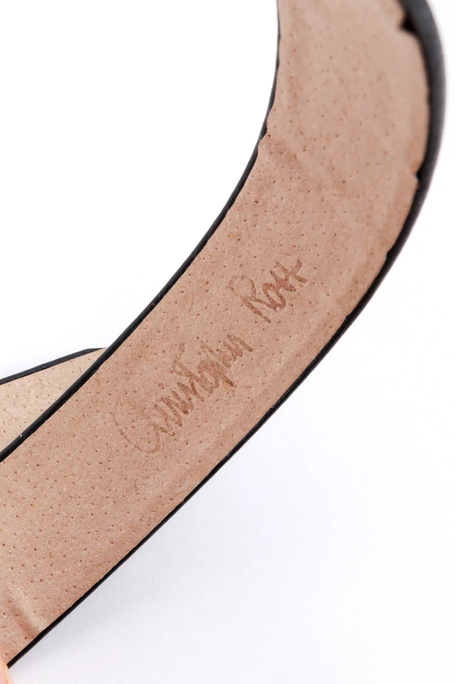 Unicorn Buckle Leather Belt