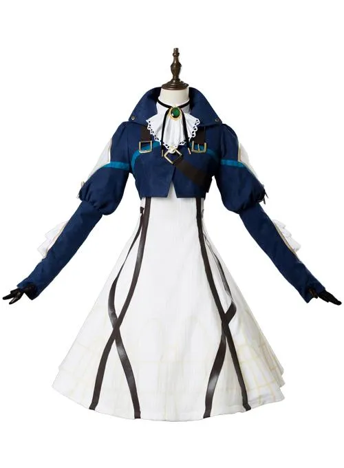 Vaioretto Evagaden Violet Evergarden Violet Dress Cosplay Costume