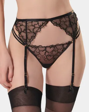 Valentina Garter Belt Black
