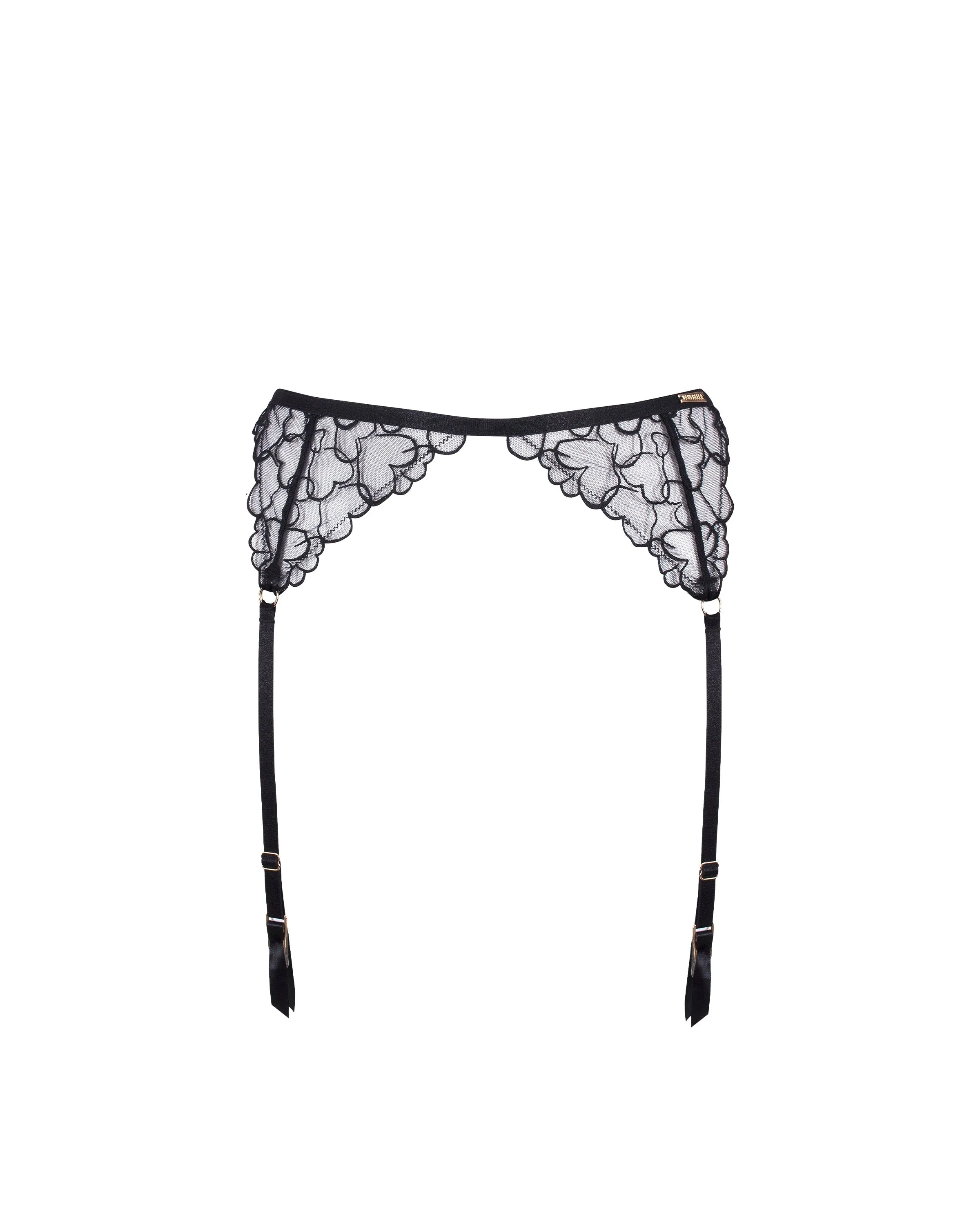 Valentina Garter Belt Black