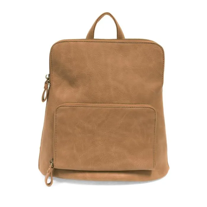 Vegan Leather Monogrammed Julia Backpack